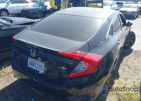 2020 Honda Civic Sport z USA, uszkodzony, nr VIN 2HGFC2F86LH506346